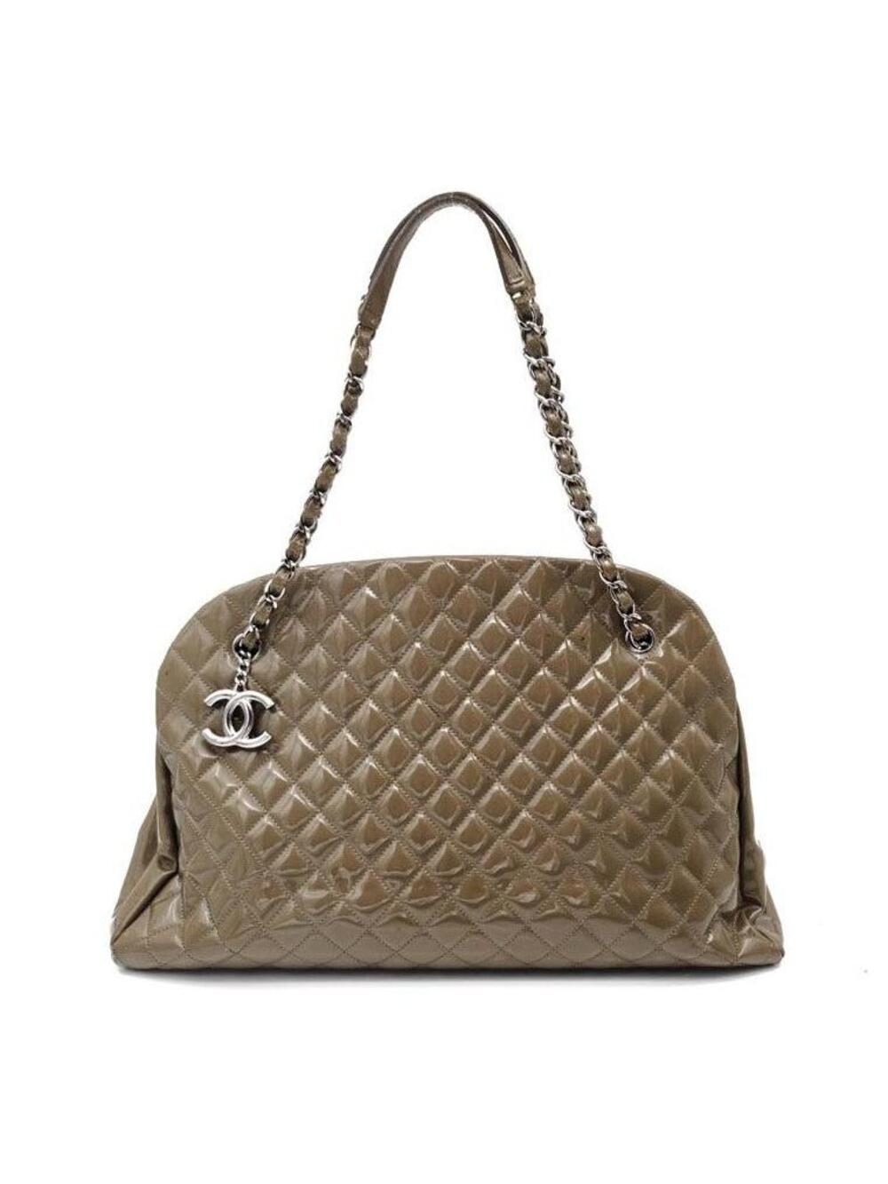 Chanel Patent Mademoiselle Bowling Bag #364088C64B